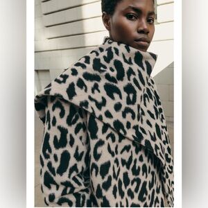 ZARA NWT WOOL BLEND SCARF COAT ZW COLLECTION 🔥